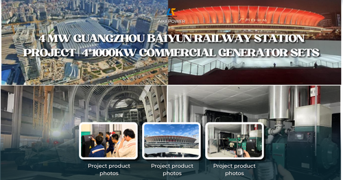 Guangzhou Baiyun Railway Station Power Project | 4x1000kW Generator Station by Aikepower