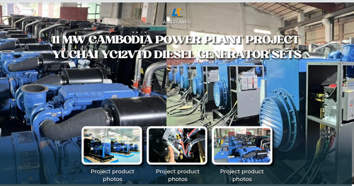 11,000kW Containerized Diesel Power Plant in Cambodia: High-Capacity Utility Infrastructure