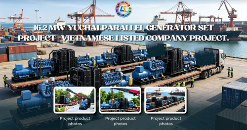 9 Units 1.8 MW Yuchai disel generator sets | Vietnam Listed Factory Power Project