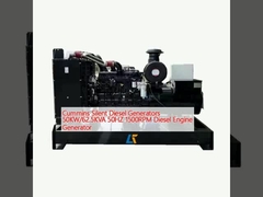 Cummins Silent Diesel Generators 50KW / 62.5KVA 50HZ 1500RPM Máy phát động cơ diesel