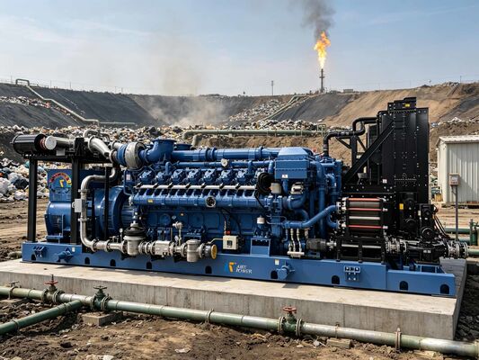 Harga yang bagus 800kW Biogas CHP Generator Set | Yuchai Biogas Combined Heat & Power Unit on line
