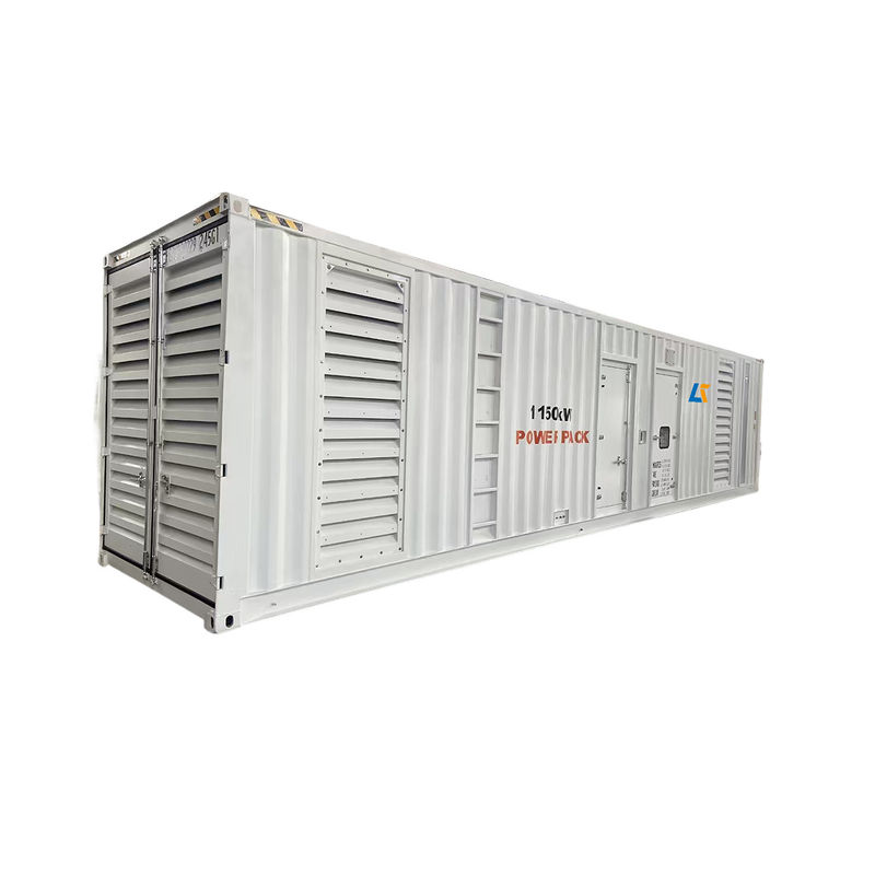 1125kva Yuchai Diesel Generator Set Low Noise Open type geluidsdicht