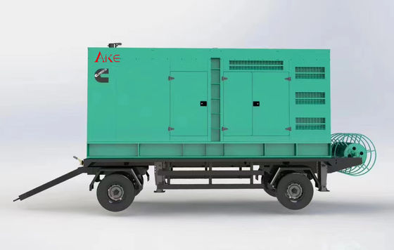 Good price 550kVA Trailer Genset Soundproof Silent Genset Diesel Generator Set online