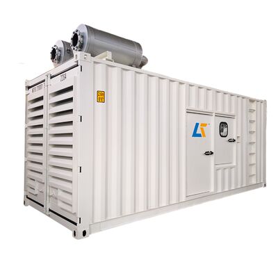 좋은 가격 AC1100 CCEC 800kW 1000kVA 50Hz 디젤 발전기 ATS 및 컨테이너화 하우징을 갖춘 글로벌 전력 부족 지역 온라인으로