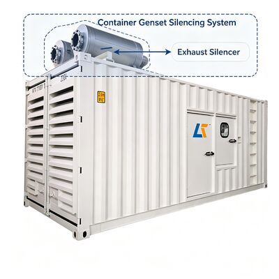 Goede prijs. Grote industriële uitlaatstiller voor container Genset. online