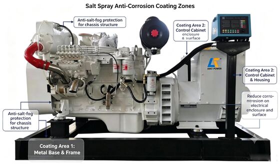 Goede prijs. Saltspraybestendige meercomponentencoatingkit voor generatorbescherming met lange levensduur online